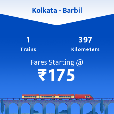 Kolkata To Barbil Trains